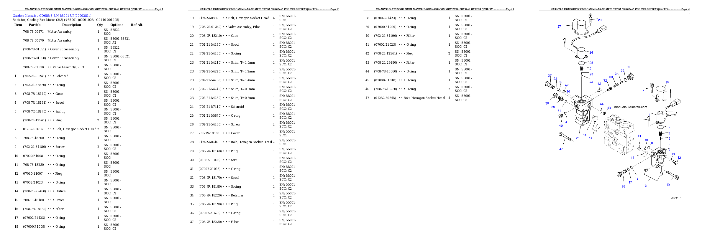 Protected: GD655-5 S/N 55001-UP Partsbook