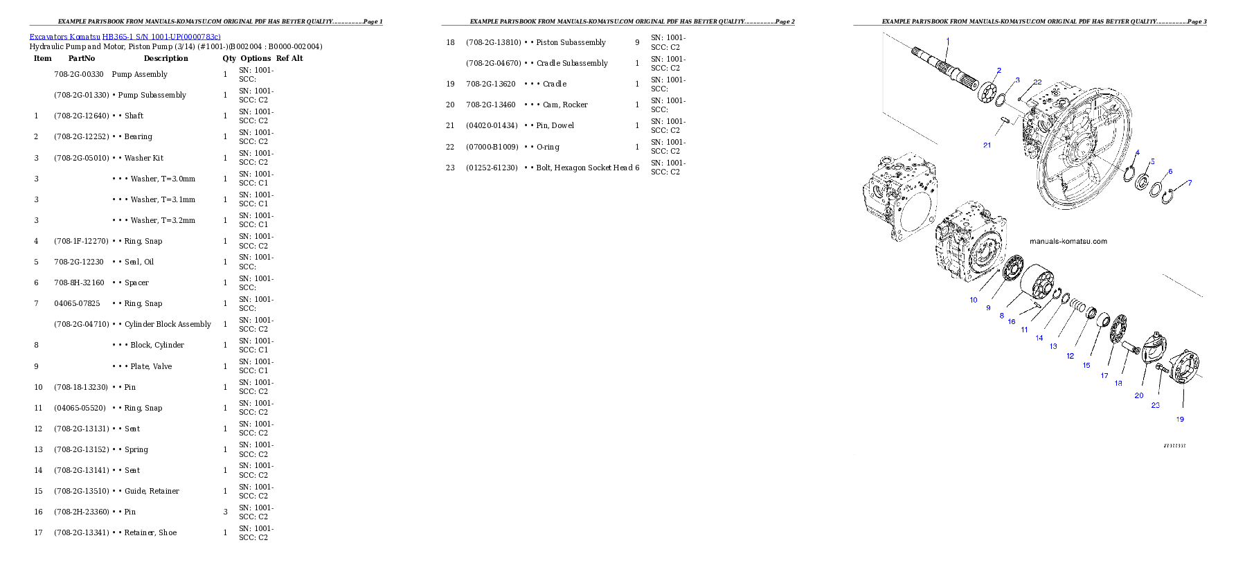 Protected: HB365-1 S/N 1001-UP Partsbook