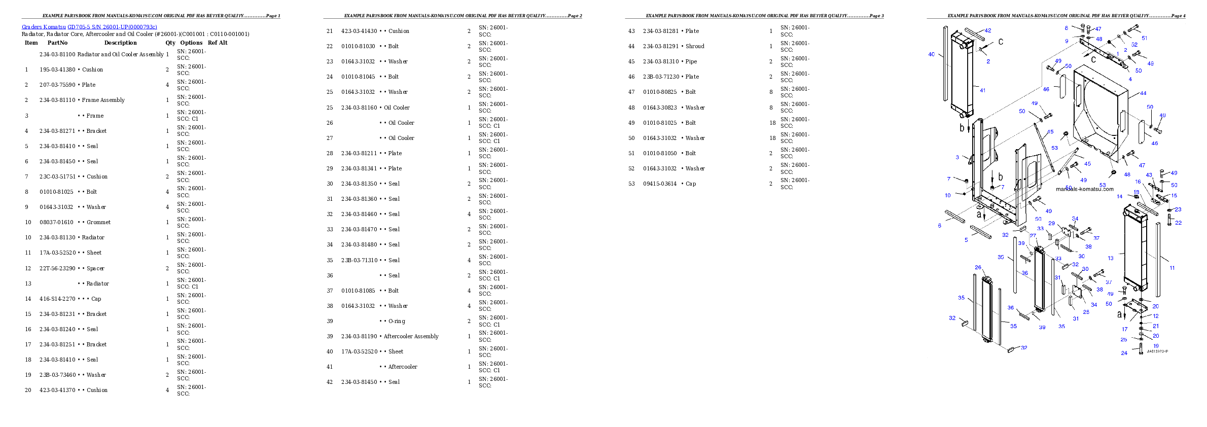 Protected: GD705-5 S/N 26001-UP Partsbook