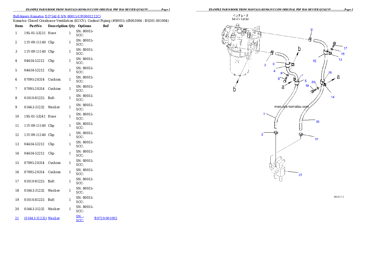 Protected: D375AI-8 S/N 80015-UP Partsbook
