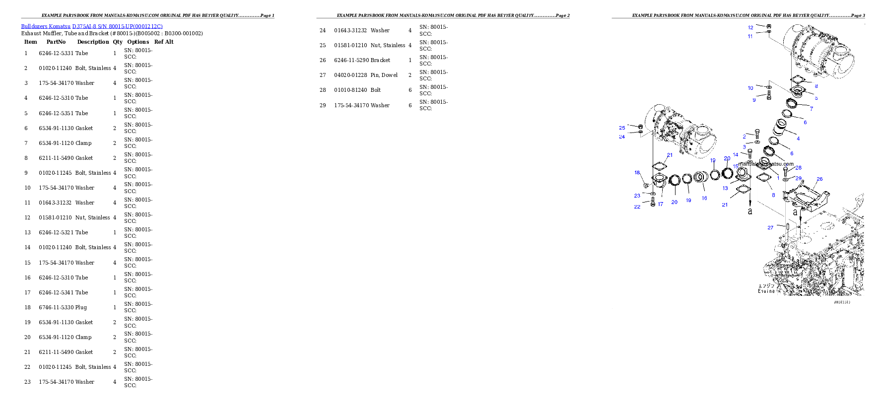 Protected: D375AI-8 S/N 80015-UP Partsbook