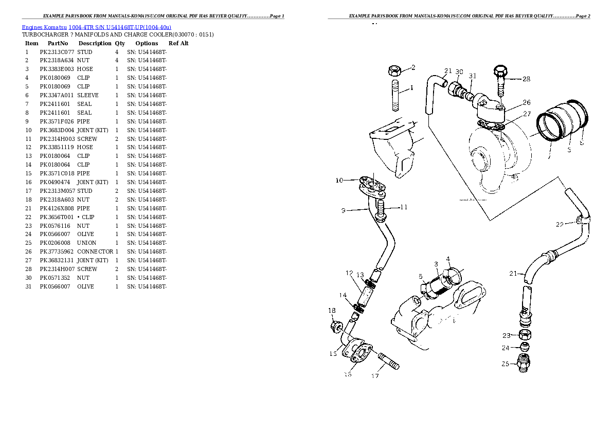 Protected: 1004-4TR S/N U541468T-UP Partsbook
