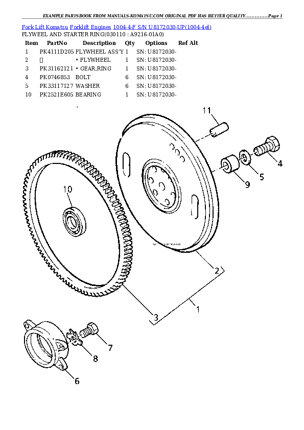 Protected: 1004-4-F S/N U8172030-UP Partsbook