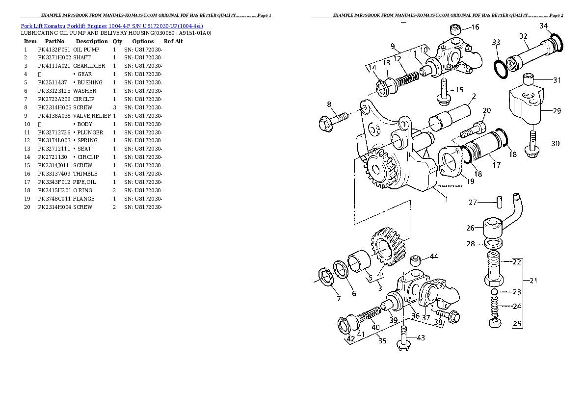 Protected: 1004-4-F S/N U8172030-UP Partsbook