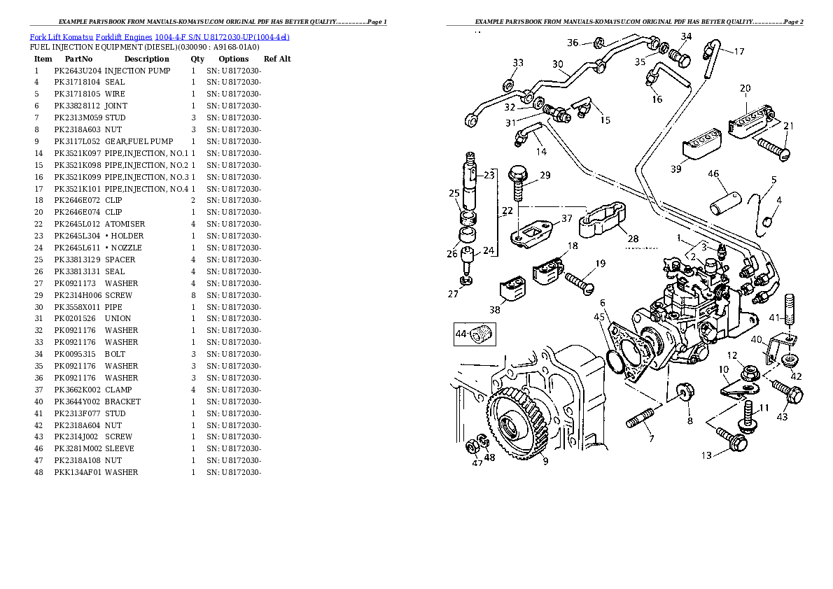 Protected: 1004-4-F S/N U8172030-UP Partsbook