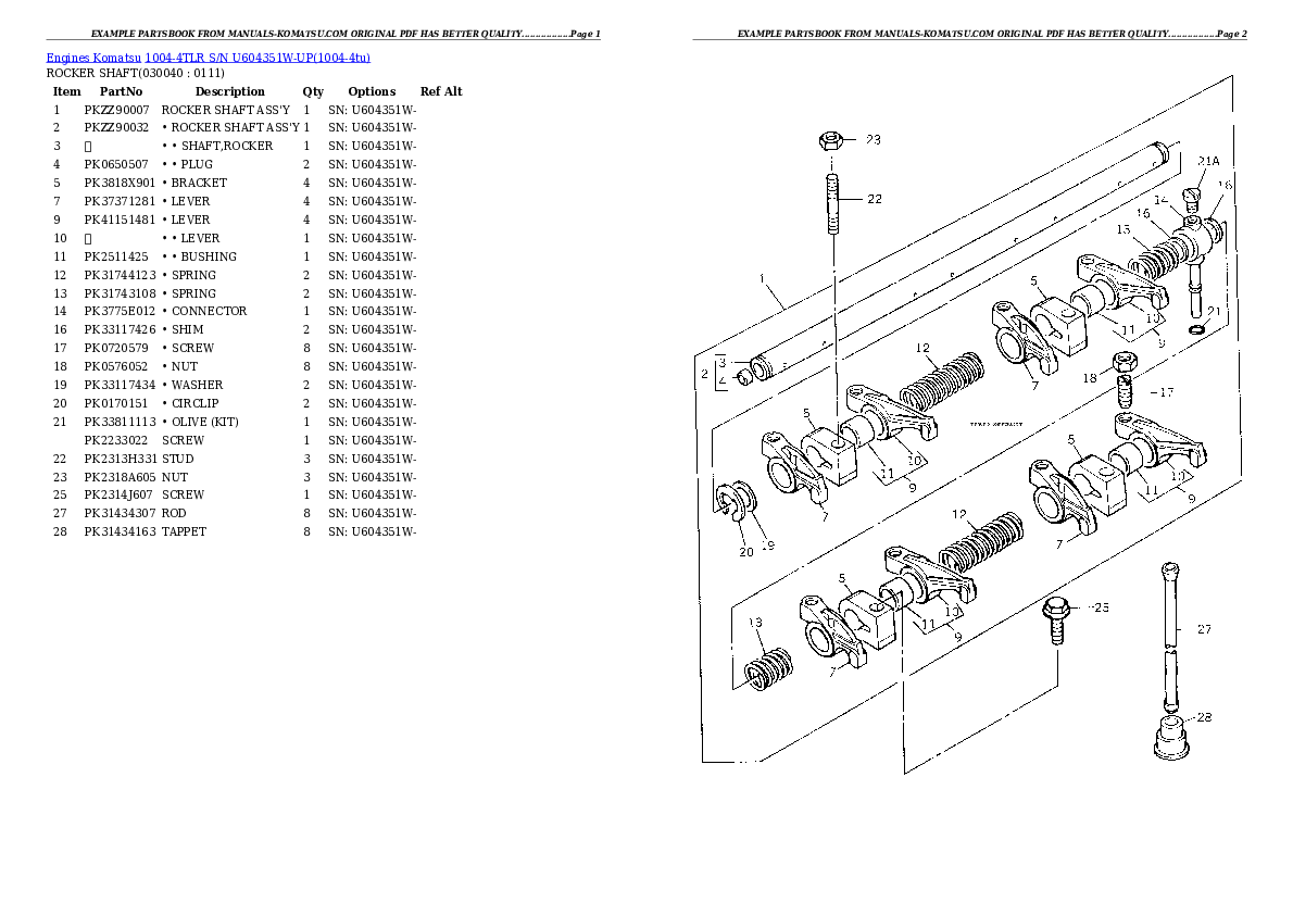 Protected: 1004-4TLR S/N U604351W-UP Partsbook