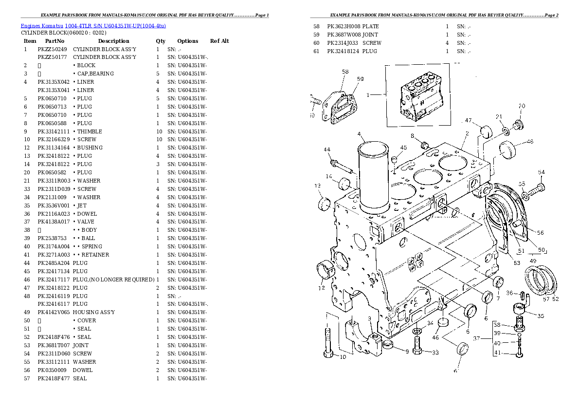 Protected: 1004-4TLR S/N U604351W-UP Partsbook