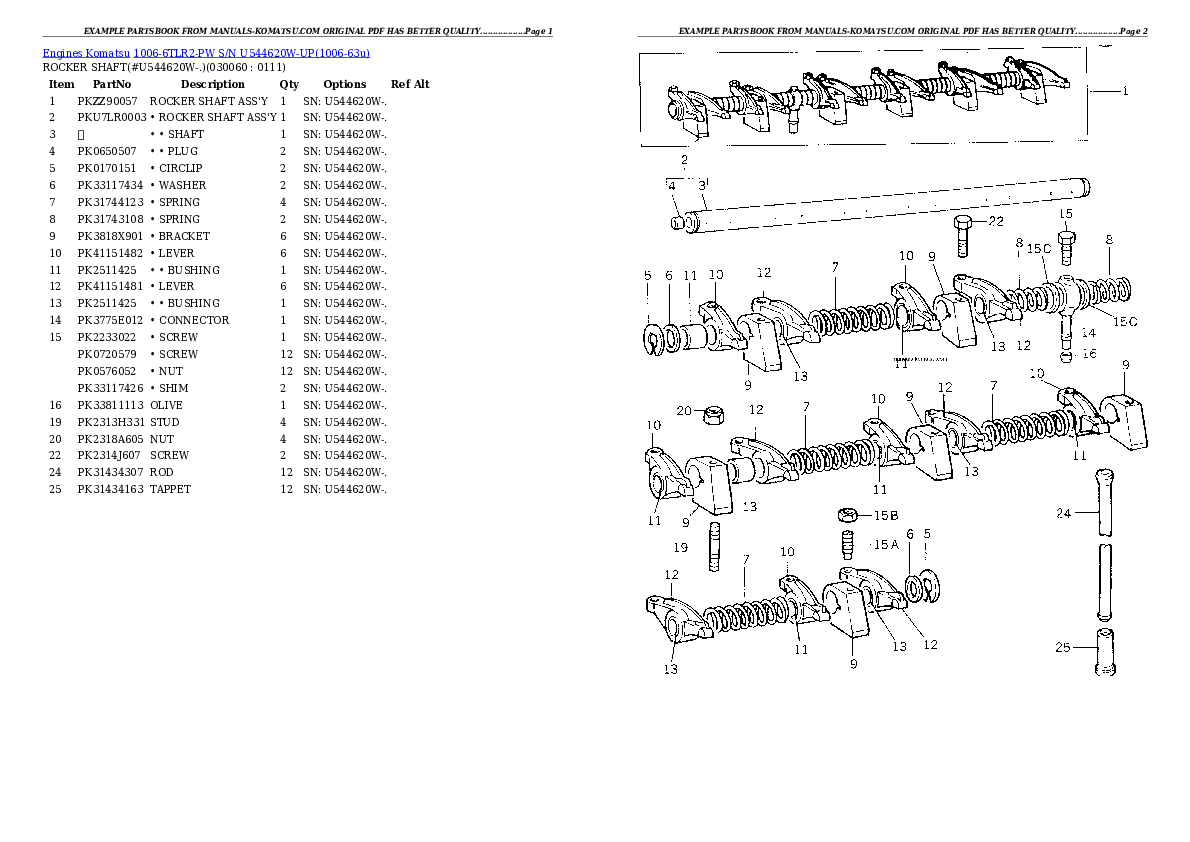 Protected: 1006-6TLR2-PW S/N U544620W-UP Partsbook