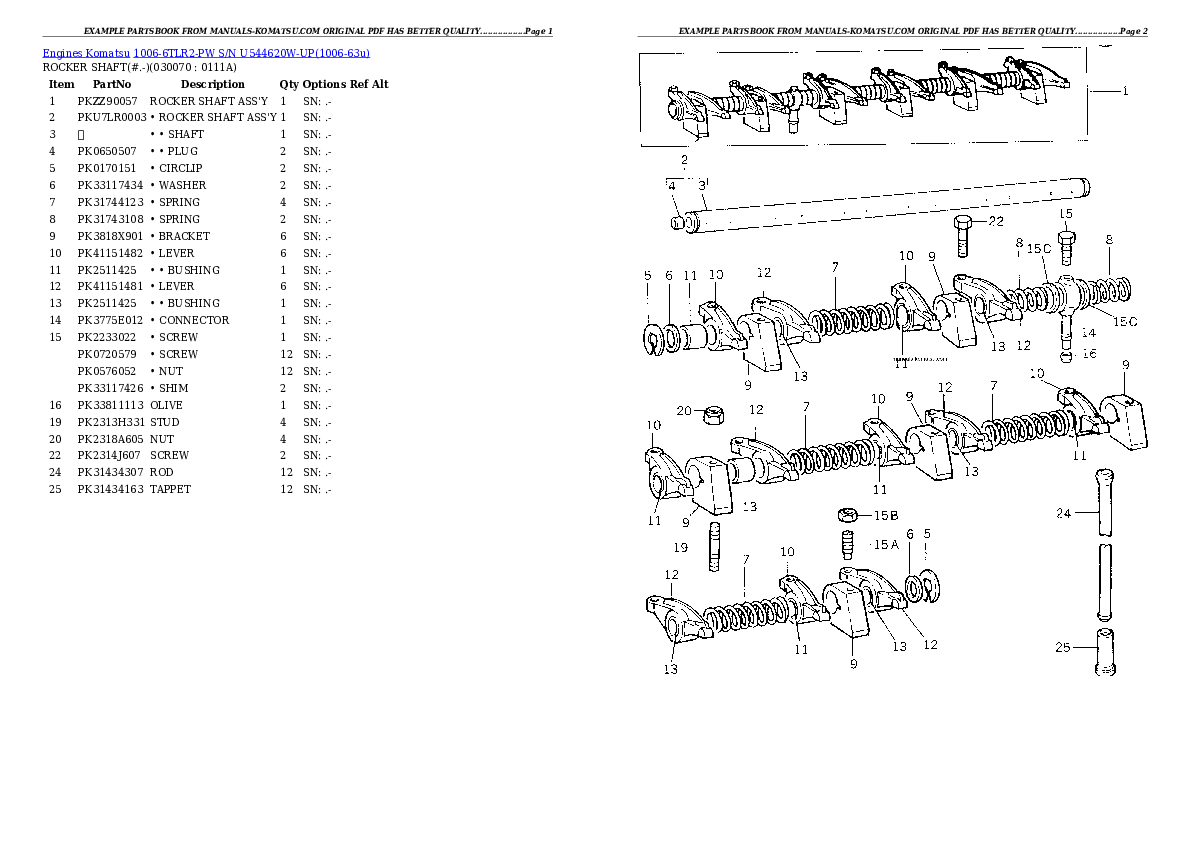 Protected: 1006-6TLR2-PW S/N U544620W-UP Partsbook