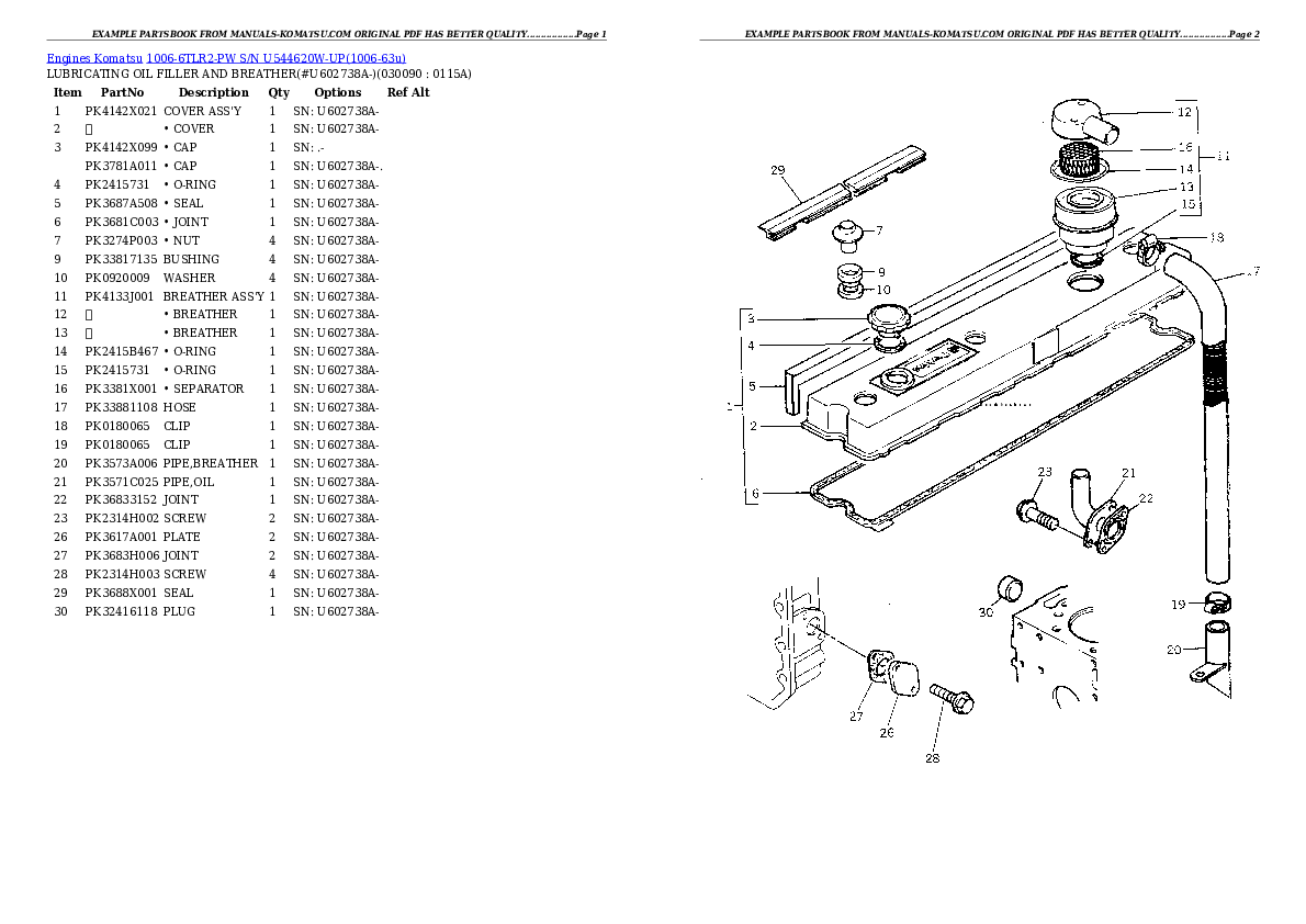 Protected: 1006-6TLR2-PW S/N U544620W-UP Partsbook