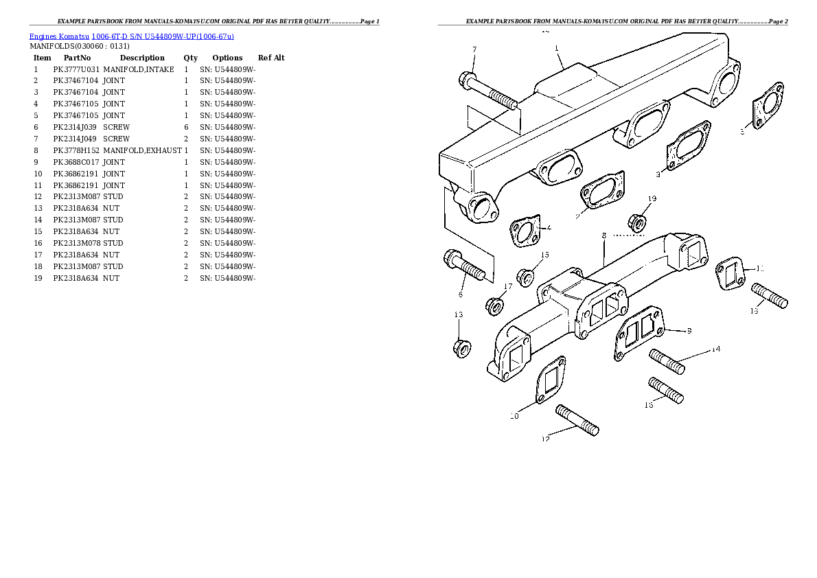 Protected: 1006-6T-D S/N U544809W-UP Partsbook