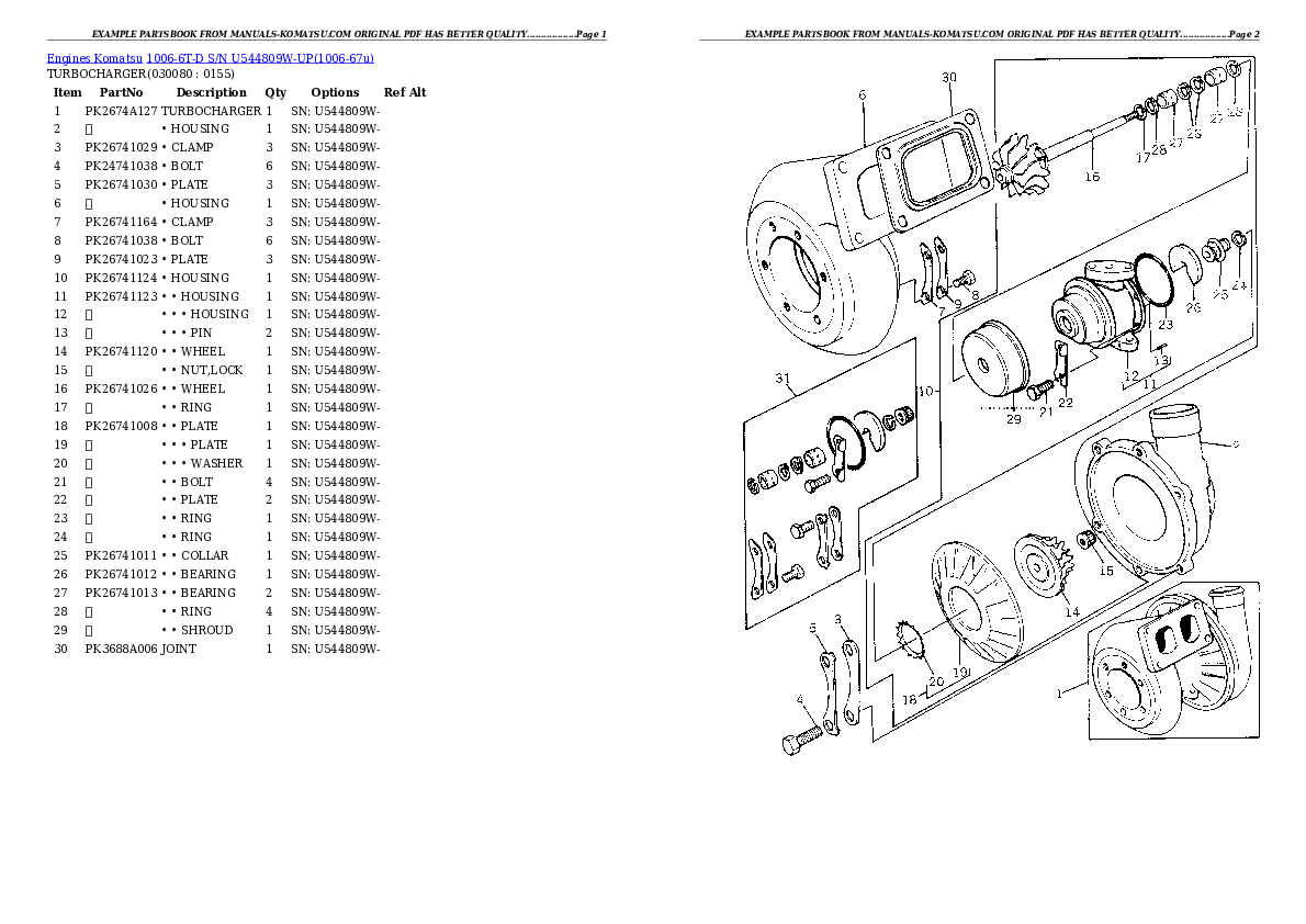 Protected: 1006-6T-D S/N U544809W-UP Partsbook