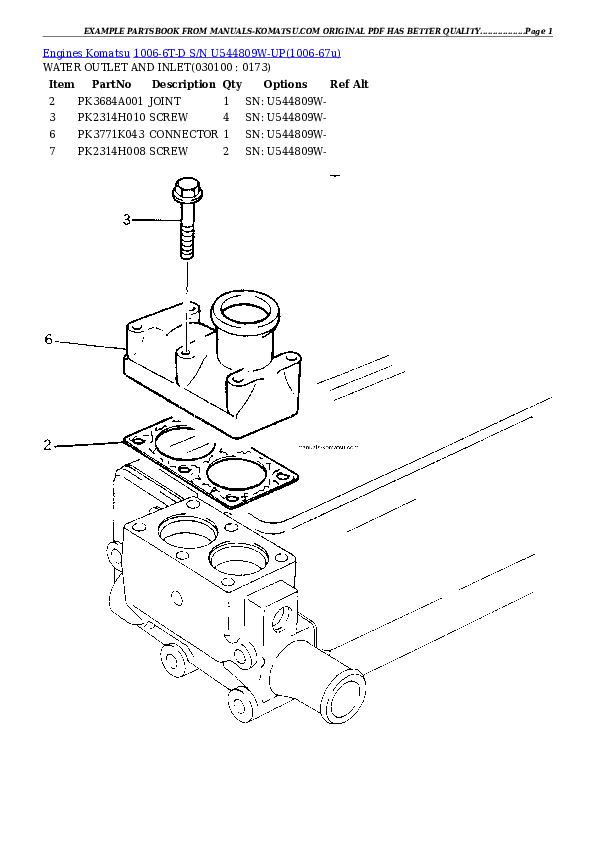 Protected: 1006-6T-D S/N U544809W-UP Partsbook