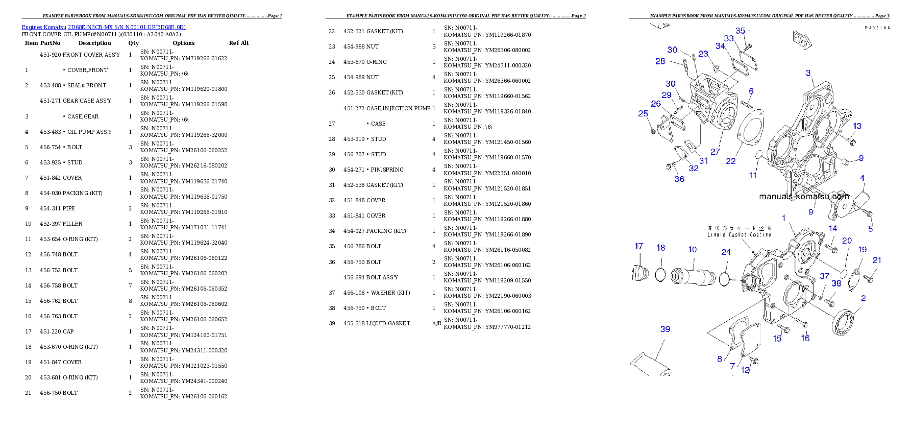 Protected: 2D68E-N3CB-MX S/N N00101-UP Partsbook