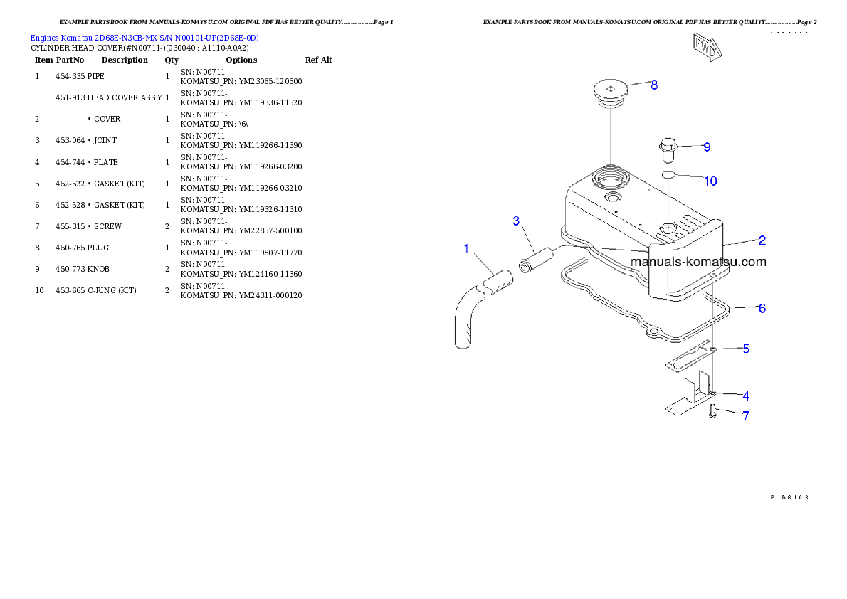 Protected: 2D68E-N3CB-MX S/N N00101-UP Partsbook