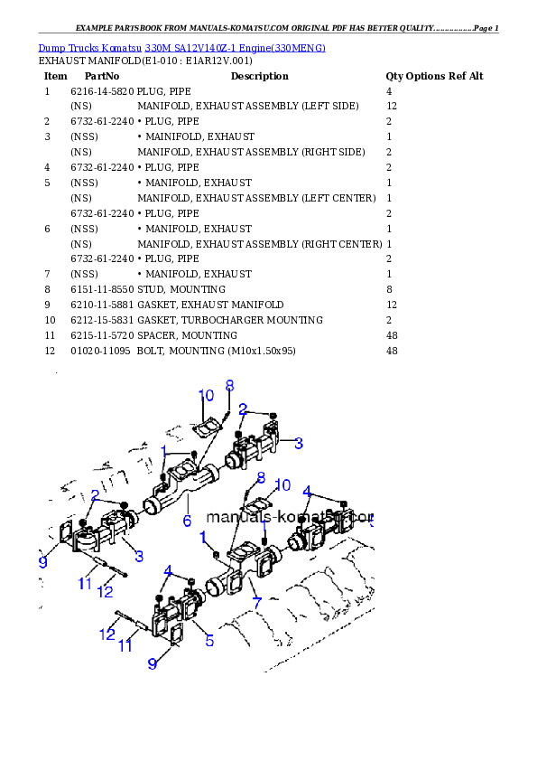 Protected: 330M SA12V140Z-1 Engine Partsbook