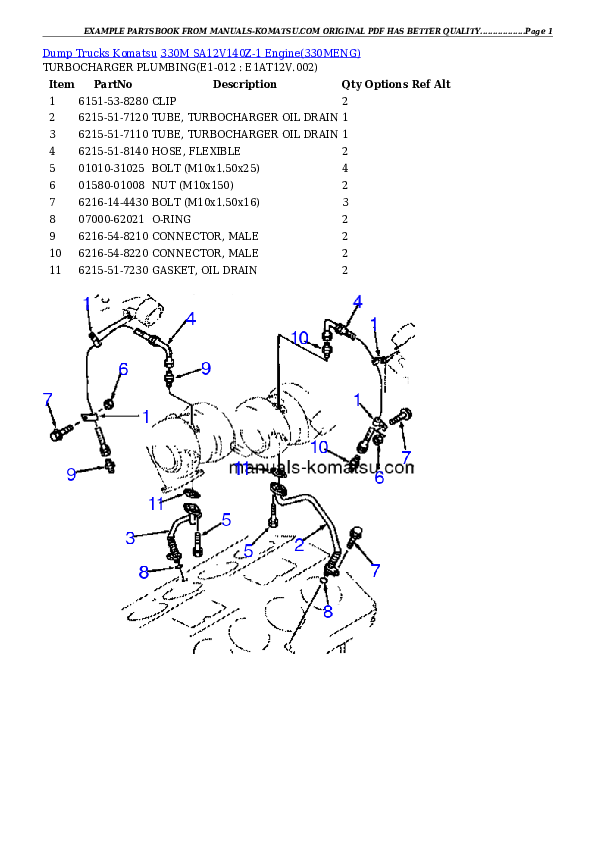 Protected: 330M SA12V140Z-1 Engine Partsbook