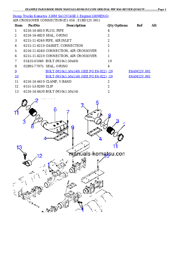 Protected: 330M SA12V140Z-1 Engine Partsbook