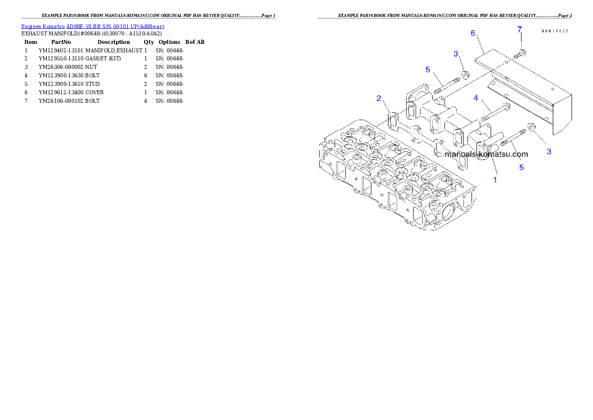 Protected: 4D88E-5X-BB S/N 00101-UP Partsbook