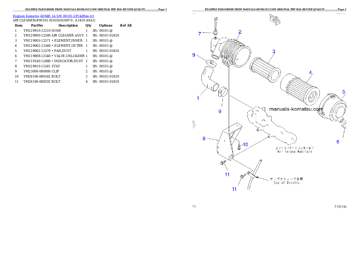 Protected: 4D94E-1ABW-F S/N 44942-UP （ｳｪｯﾄｸﾗｯﾁ） Partsbook