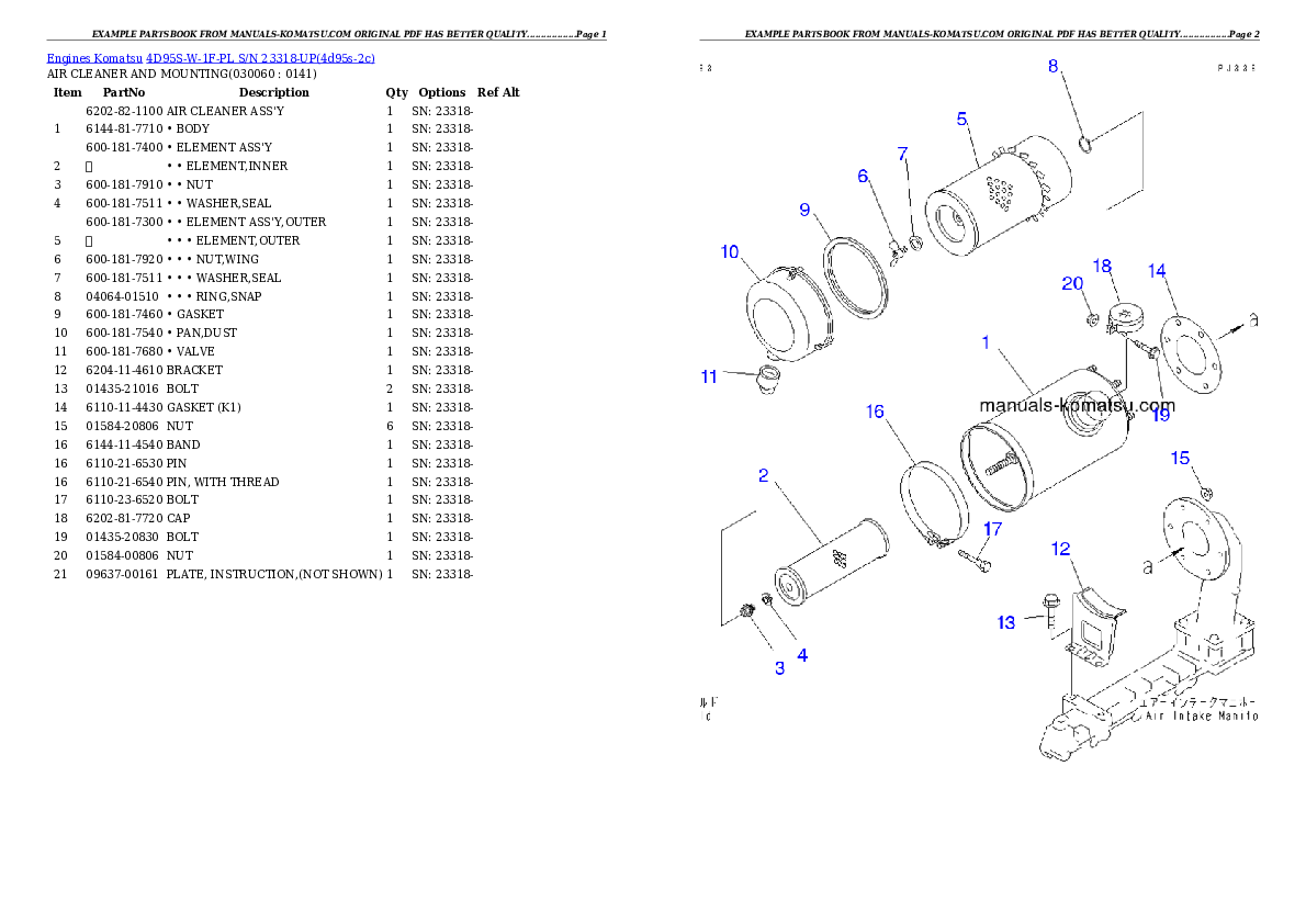 Protected: 4D95S-W-1F-PL S/N 23318-UP Partsbook
