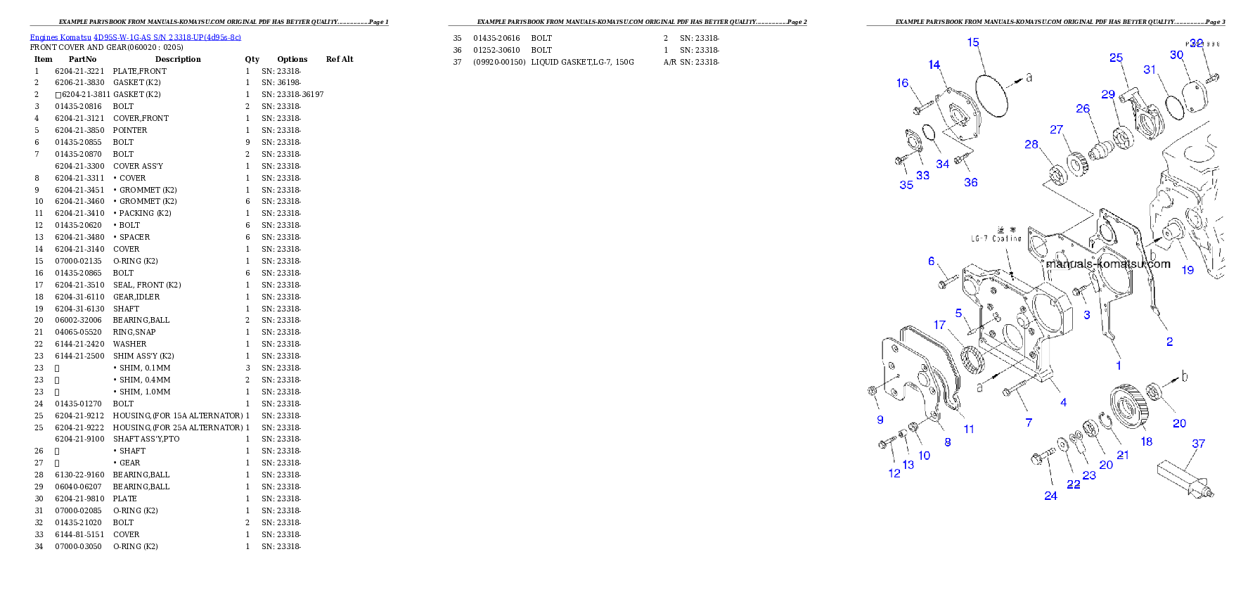 Protected: 4D95S-W-1G-AS S/N 23318-UP Partsbook