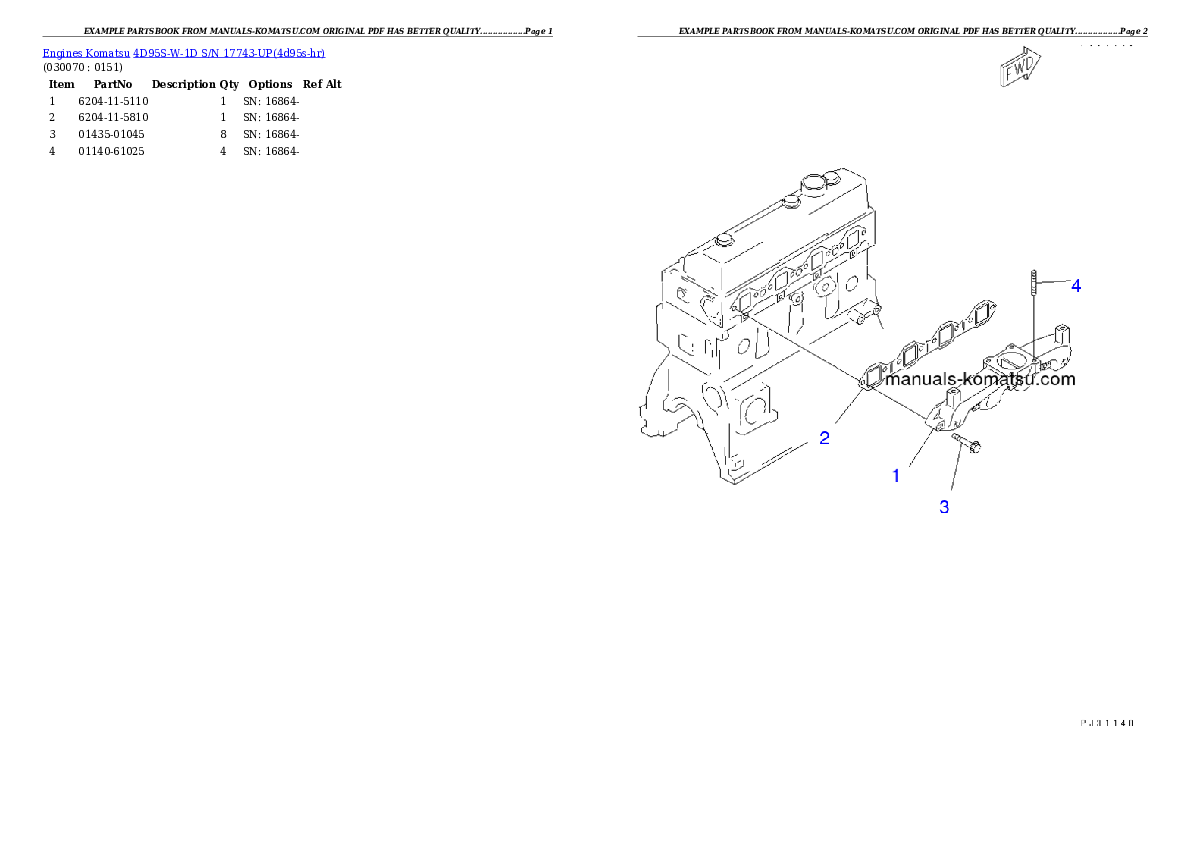 Protected: 4D95S-W-1D S/N 17743-UP Partsbook