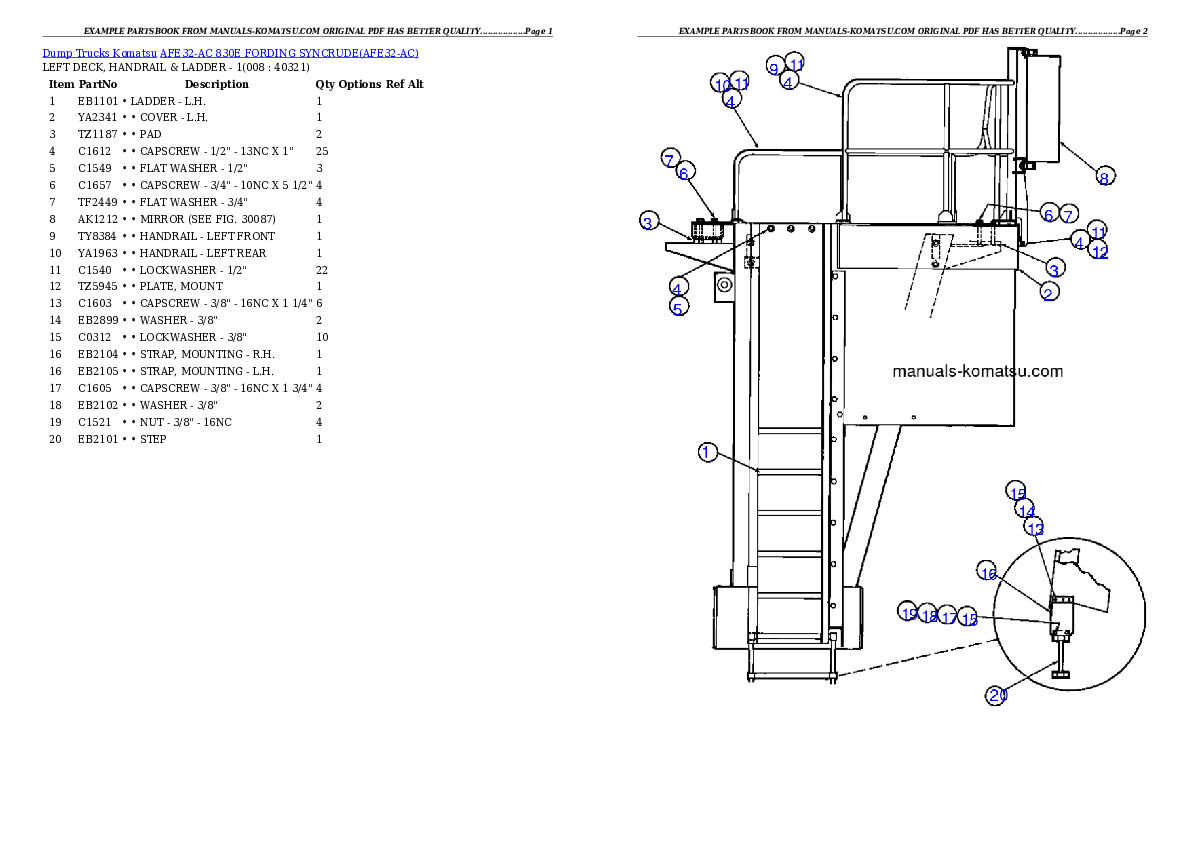 Protected: AFE32-AC 830E                 FORDING SYNCRUDE Partsbook