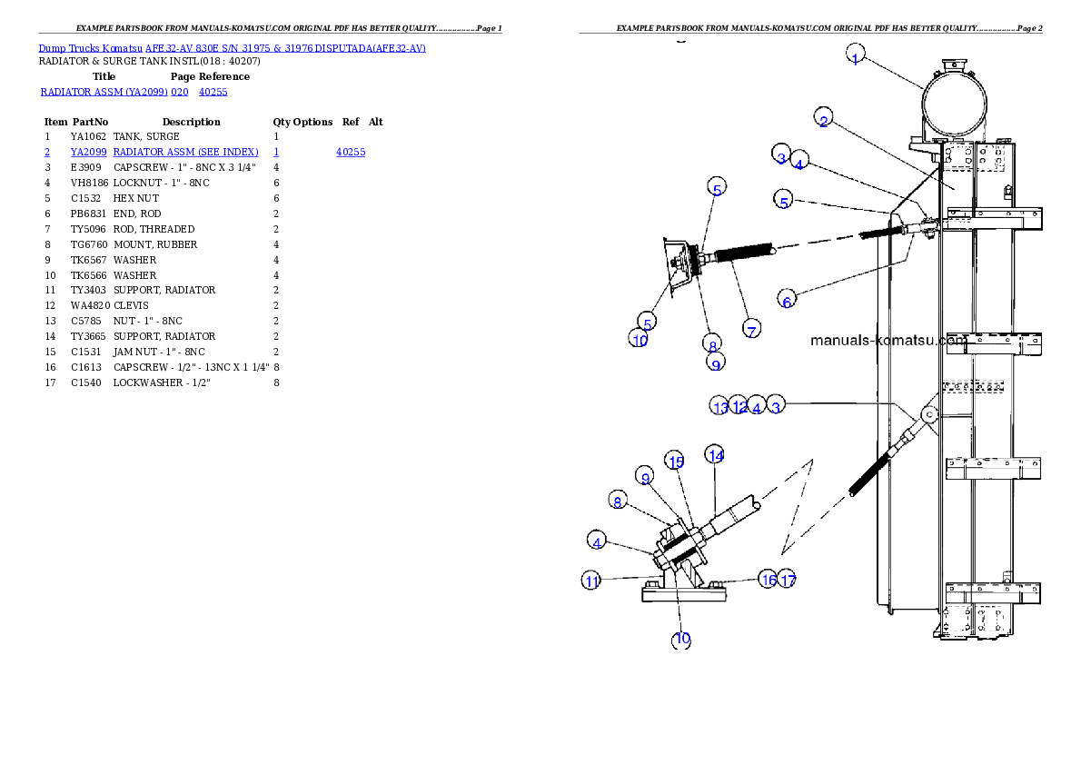 Protected: AFE32-AV 830E S/N 31975 & 31976     DISPUTADA Partsbook
