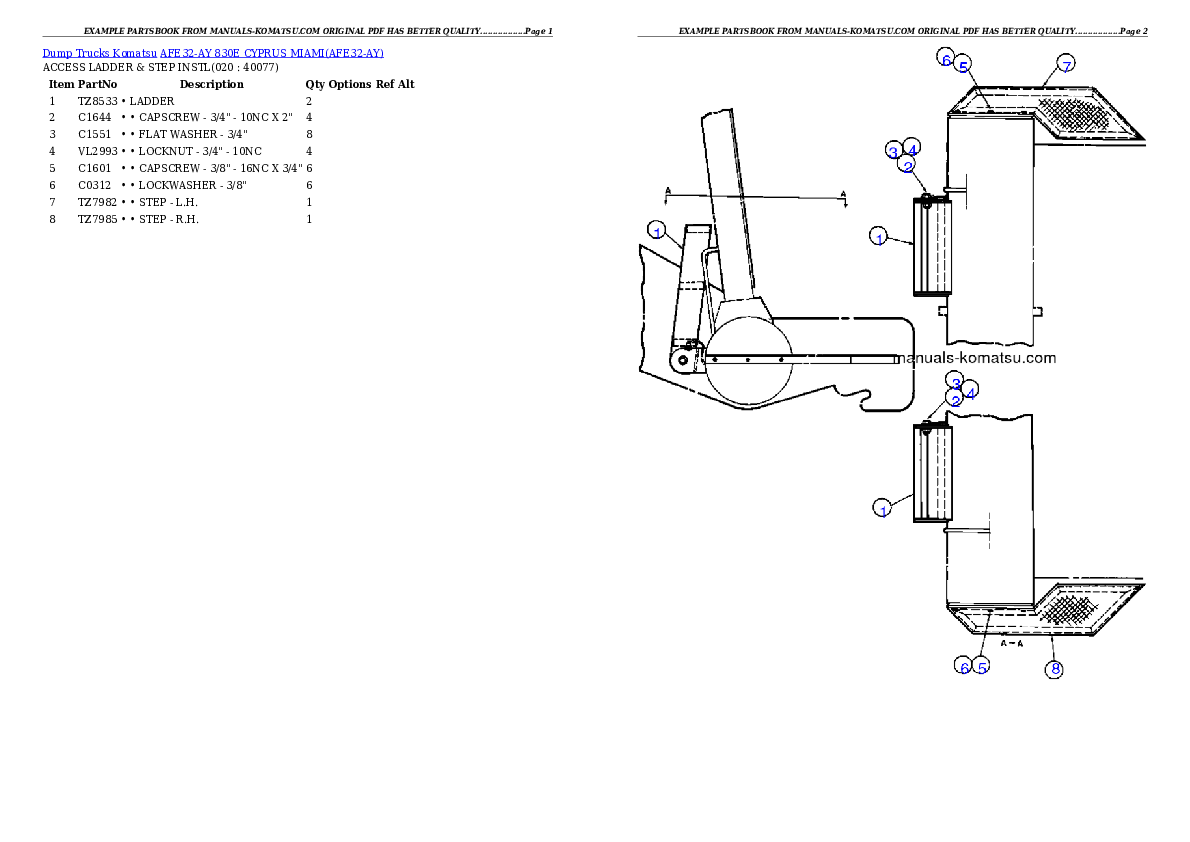 Protected: AFE32-AY 830E                 CYPRUS MIAMI Partsbook