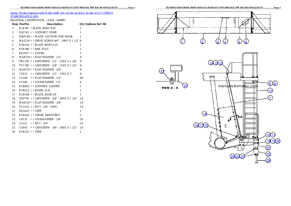 Protected: AFE32-BH 830E S/N 32146-32148 & 32156-32157         CYPRUS STARFIRE Partsbook