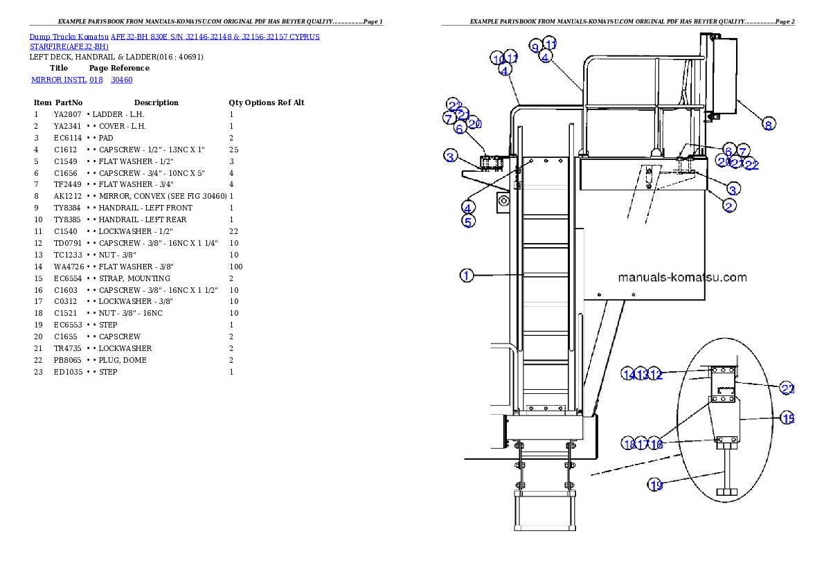 Protected: AFE32-BH 830E S/N 32146-32148 & 32156-32157         CYPRUS STARFIRE Partsbook