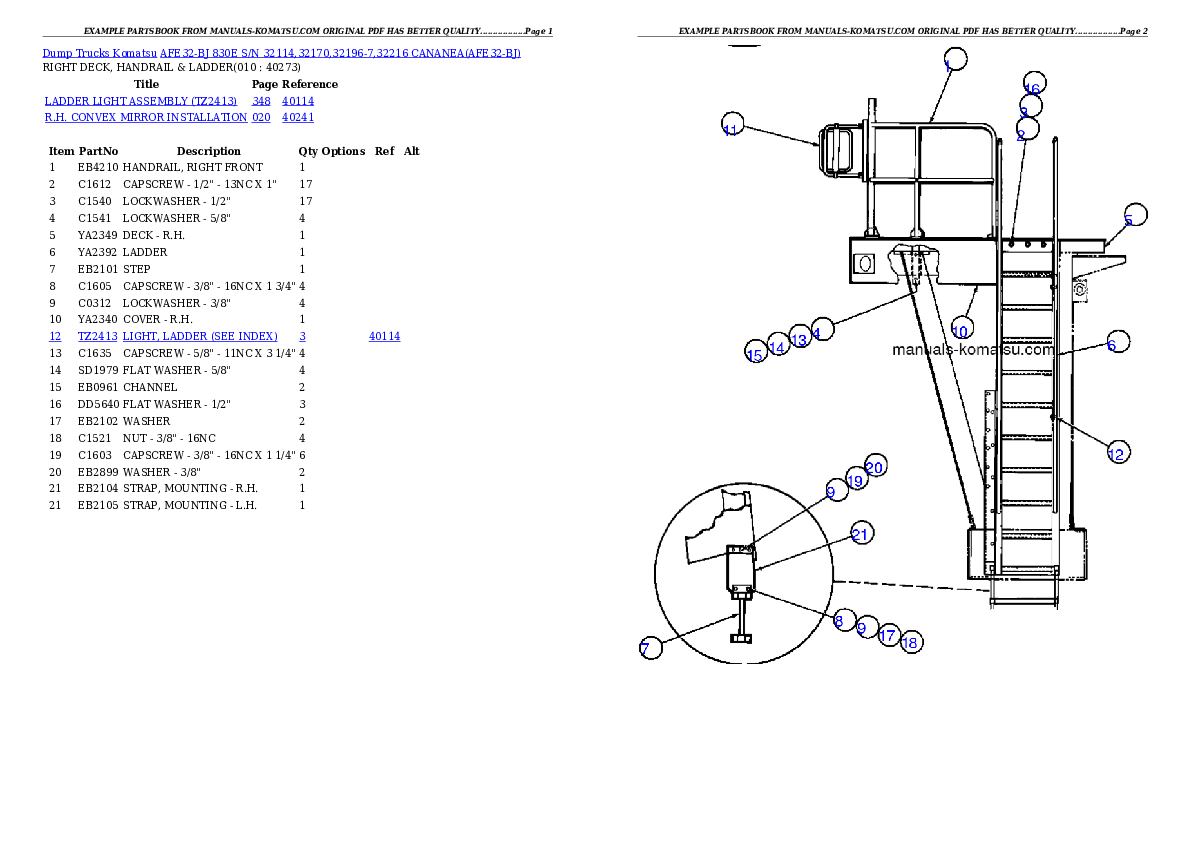 Protected: AFE32-BJ 830E S/N 32114,32170,32196-7,32216  CANANEA Partsbook