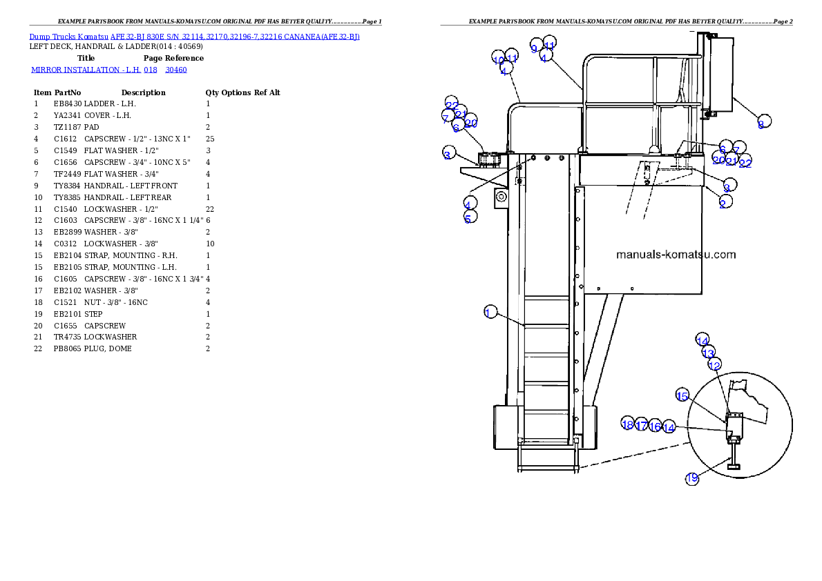 Protected: AFE32-BJ 830E S/N 32114,32170,32196-7,32216  CANANEA Partsbook