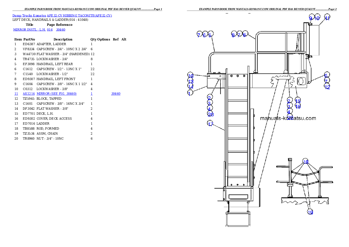 Protected: AFE32-CV HIBBING TACONITE Partsbook