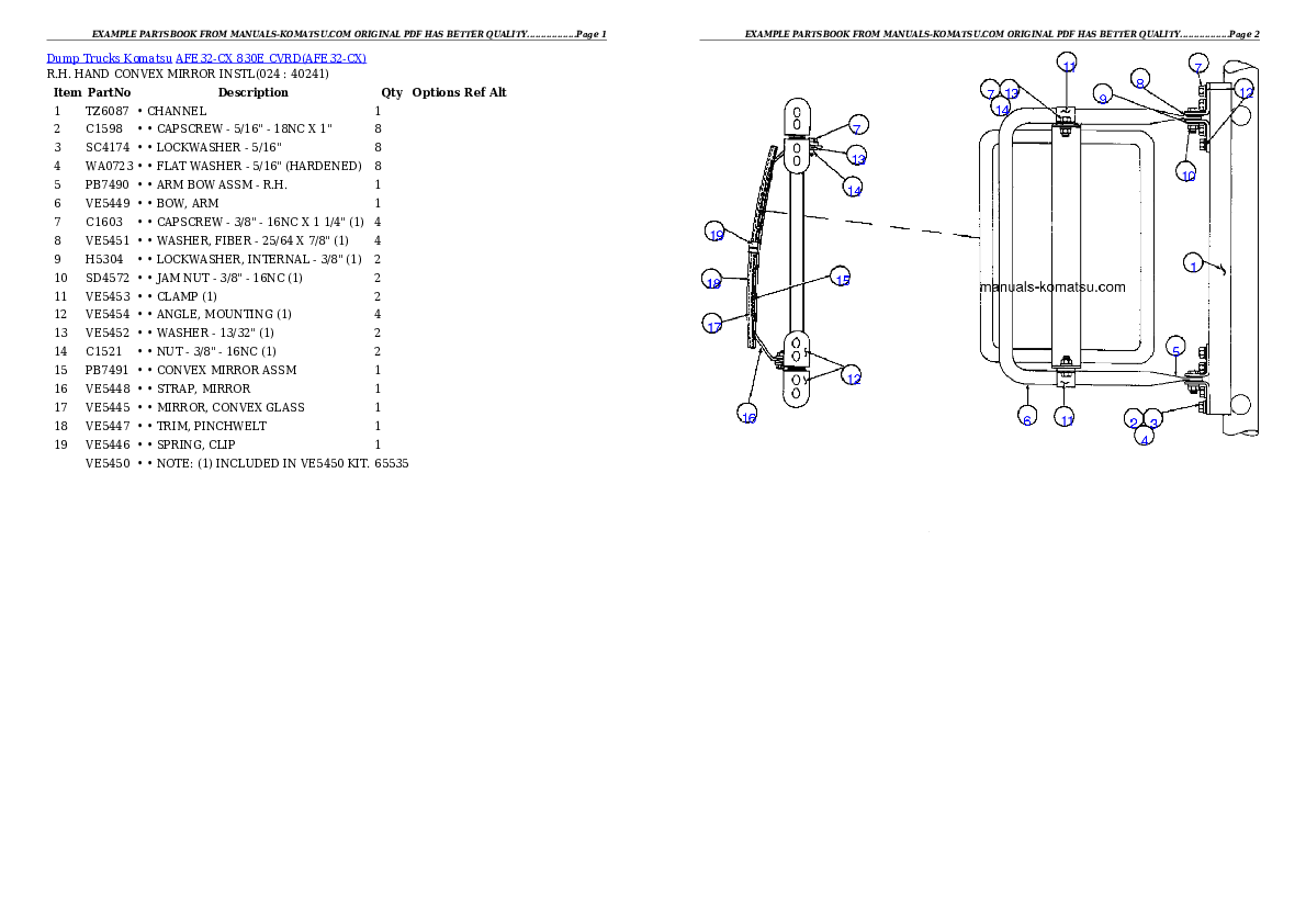 Protected: AFE32-CX 830E                CVRD Partsbook