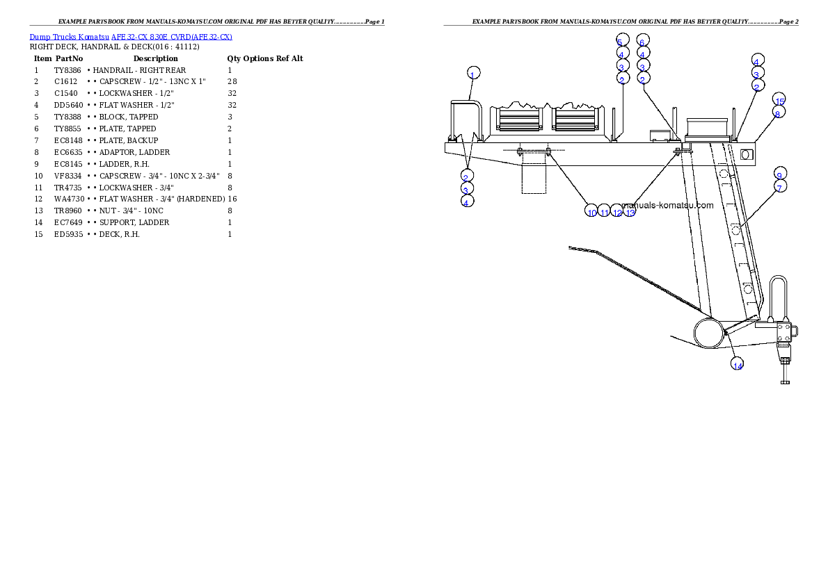 Protected: AFE32-CX 830E                CVRD Partsbook