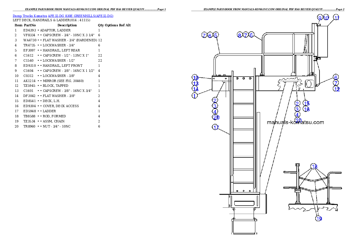 Protected: AFE32-DG 830E                GREENHILLS Partsbook