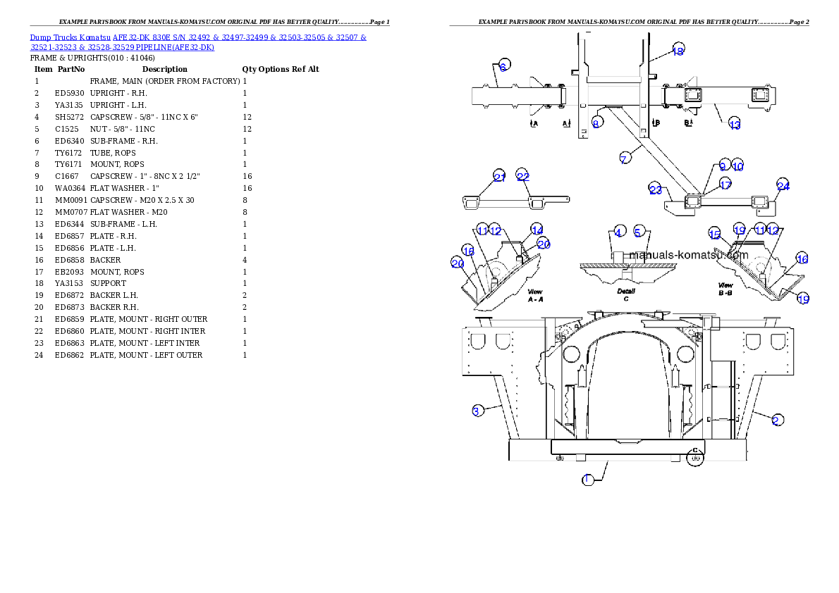 Protected: AFE32-DK 830E S/N 32492 & 32497-32499 & 32503-32505 & 32507 & 32521-32523 & 32528-32529   PIPELINE Partsbook
