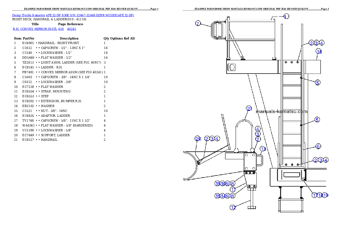Protected: AFE32-DP 830E S/N 32467-32468   KERR MCGEE Partsbook