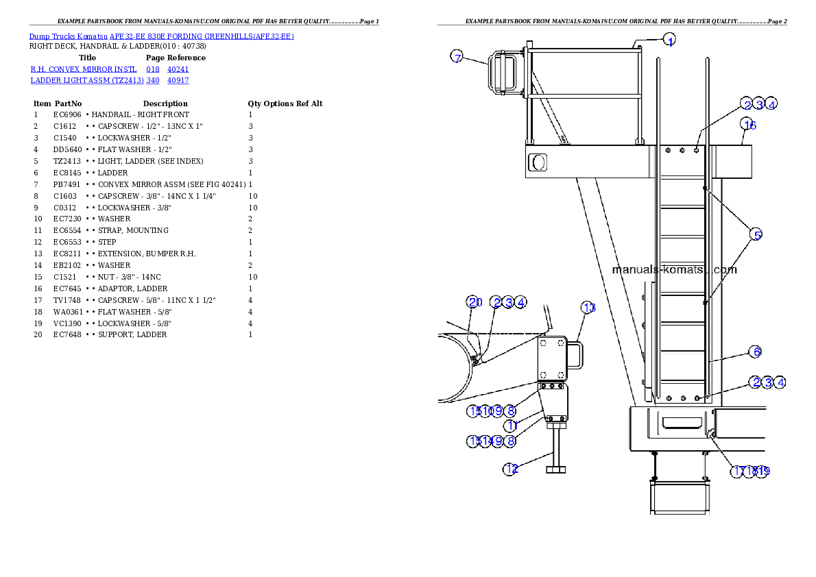 Protected: AFE32-EE 830E                 FORDING GREENHILLS Partsbook