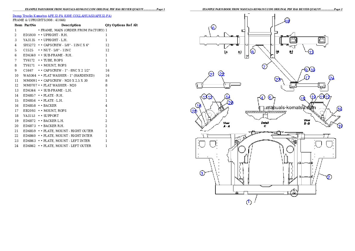Protected: AFE32-FA 830E                 COLLAHUASI Partsbook