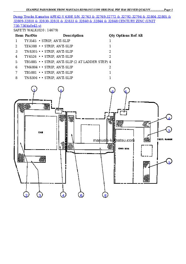 Protected: AFE42-V 630E S/N 32763 & 32769-32772 & 32792-32794 & 32804-32805 & 32809-32810 & 32830-32831 & 32833 & 32840 & 32844 & 32848 CENTURY ZINC (UNIT 730-736) Partsbook