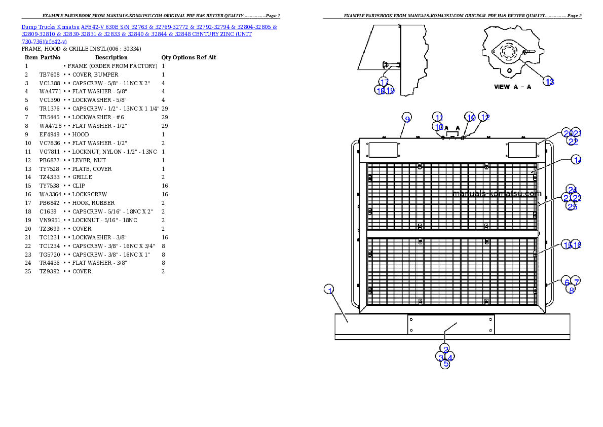 Protected: AFE42-V 630E S/N 32763 & 32769-32772 & 32792-32794 & 32804-32805 & 32809-32810 & 32830-32831 & 32833 & 32840 & 32844 & 32848 CENTURY ZINC (UNIT 730-736) Partsbook