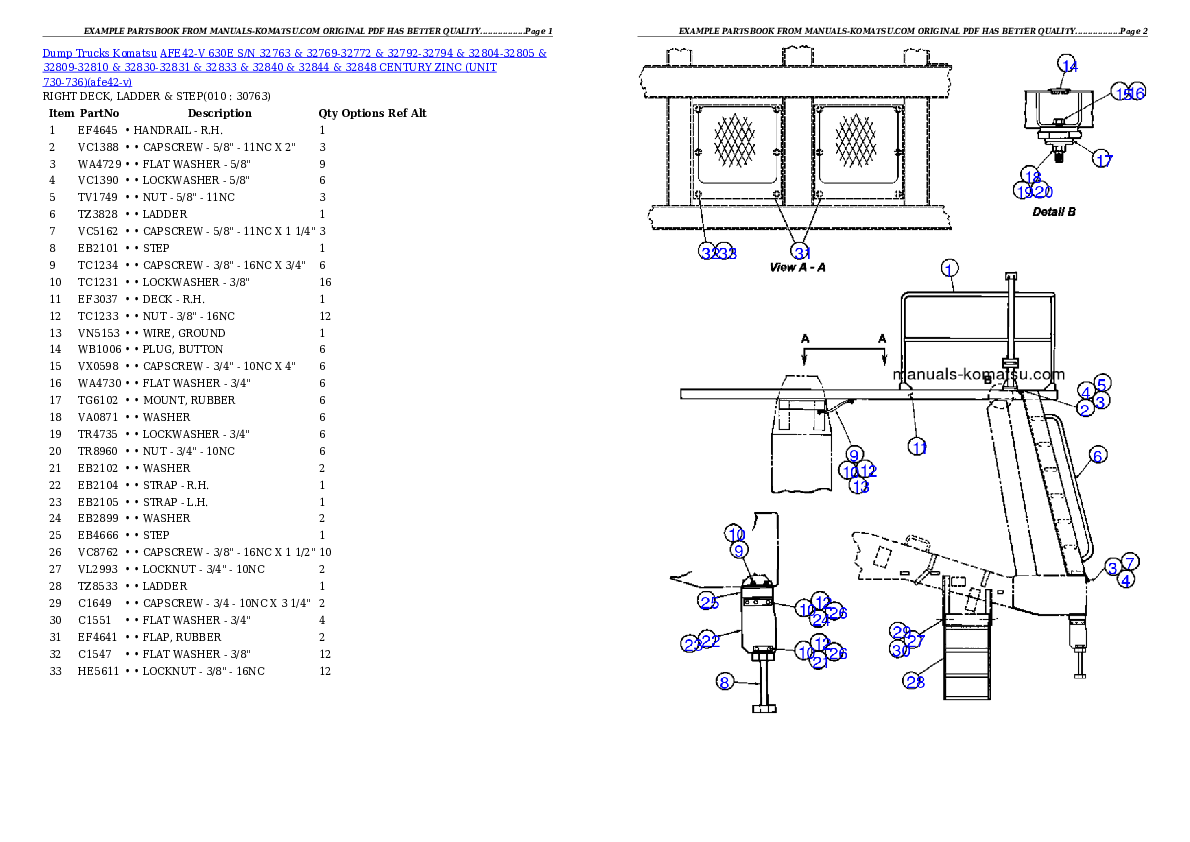 Protected: AFE42-V 630E S/N 32763 & 32769-32772 & 32792-32794 & 32804-32805 & 32809-32810 & 32830-32831 & 32833 & 32840 & 32844 & 32848 CENTURY ZINC (UNIT 730-736) Partsbook