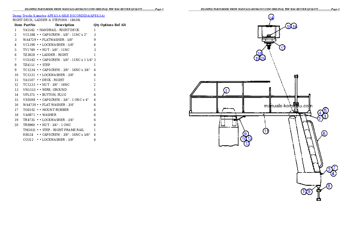 Protected: AFE43-A  685E                  ESCONDIDA Partsbook