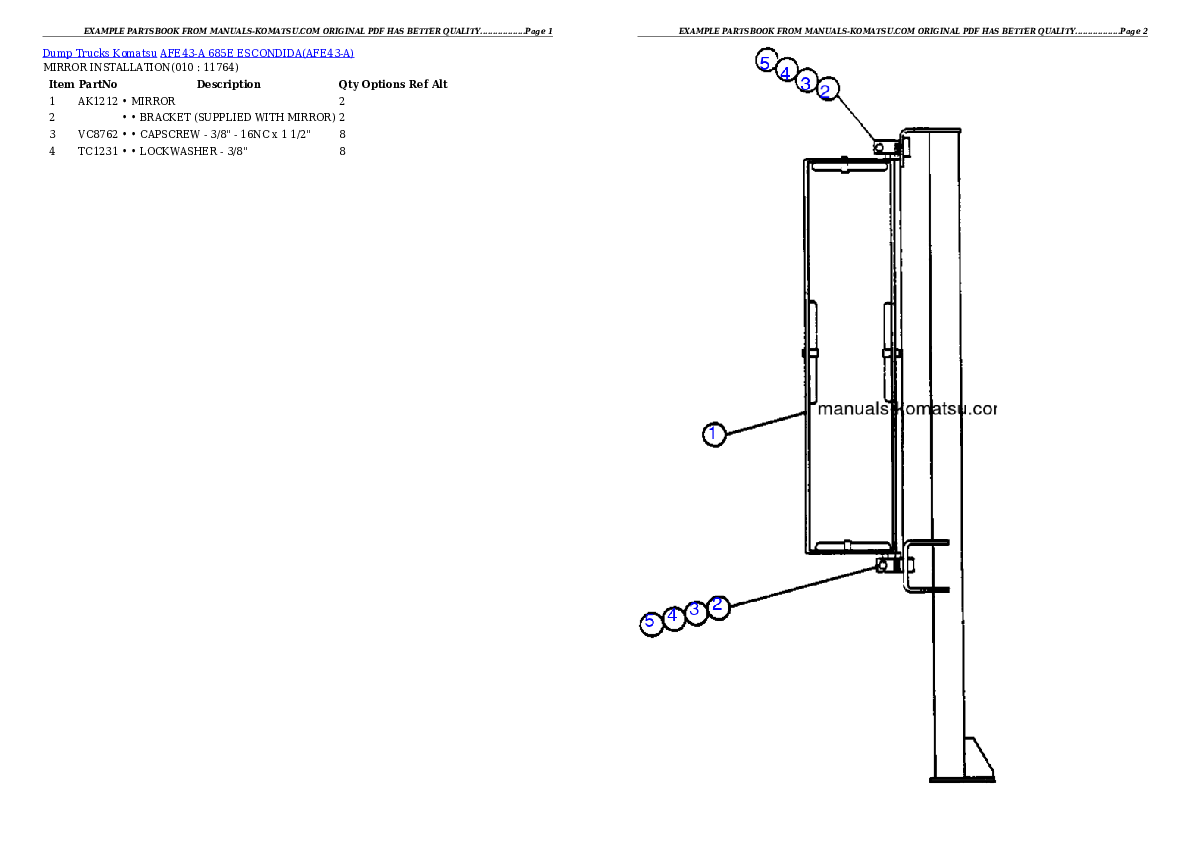 Protected: AFE43-A  685E                  ESCONDIDA Partsbook