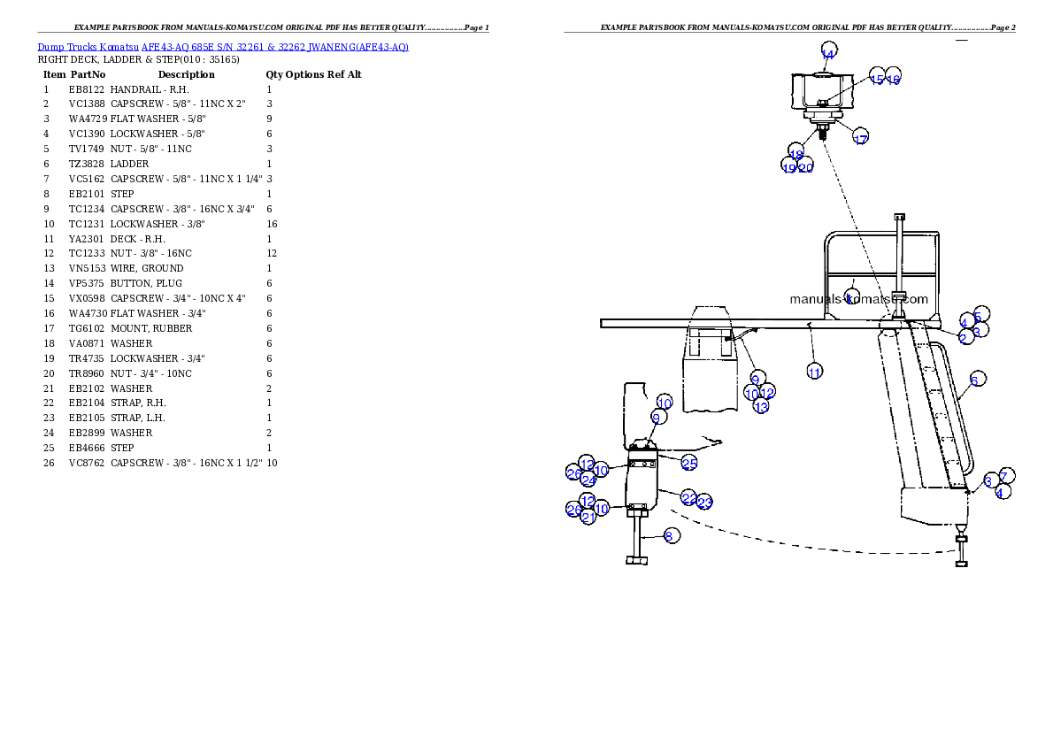 Protected: AFE43-AQ 685E S/N 32261 & 32262 JWANENG Partsbook