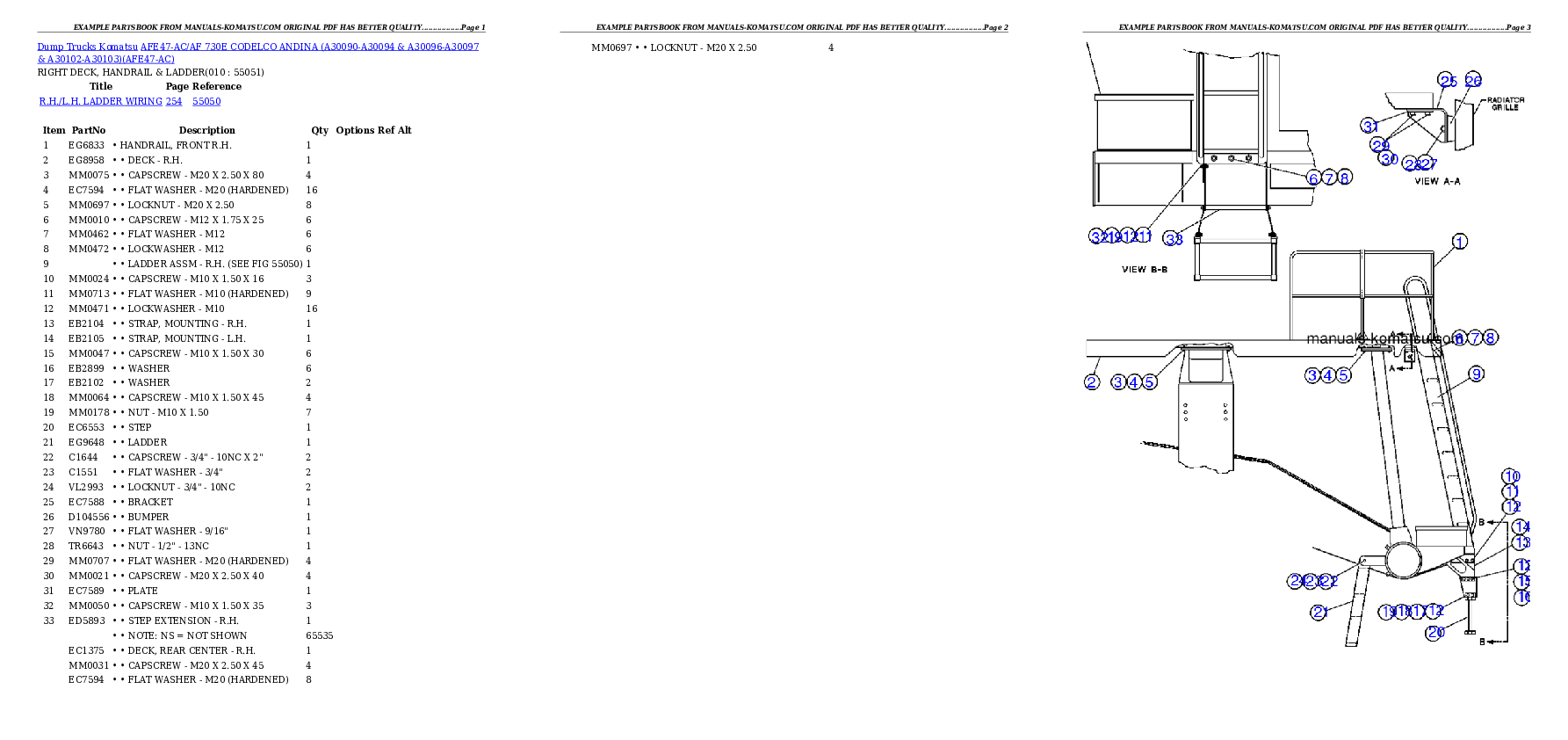 Protected: AFE47-AC/AF 730E             CODELCO ANDINA (A30090-A30094 & A30096-A30097 & A30102-A30103) Partsbook