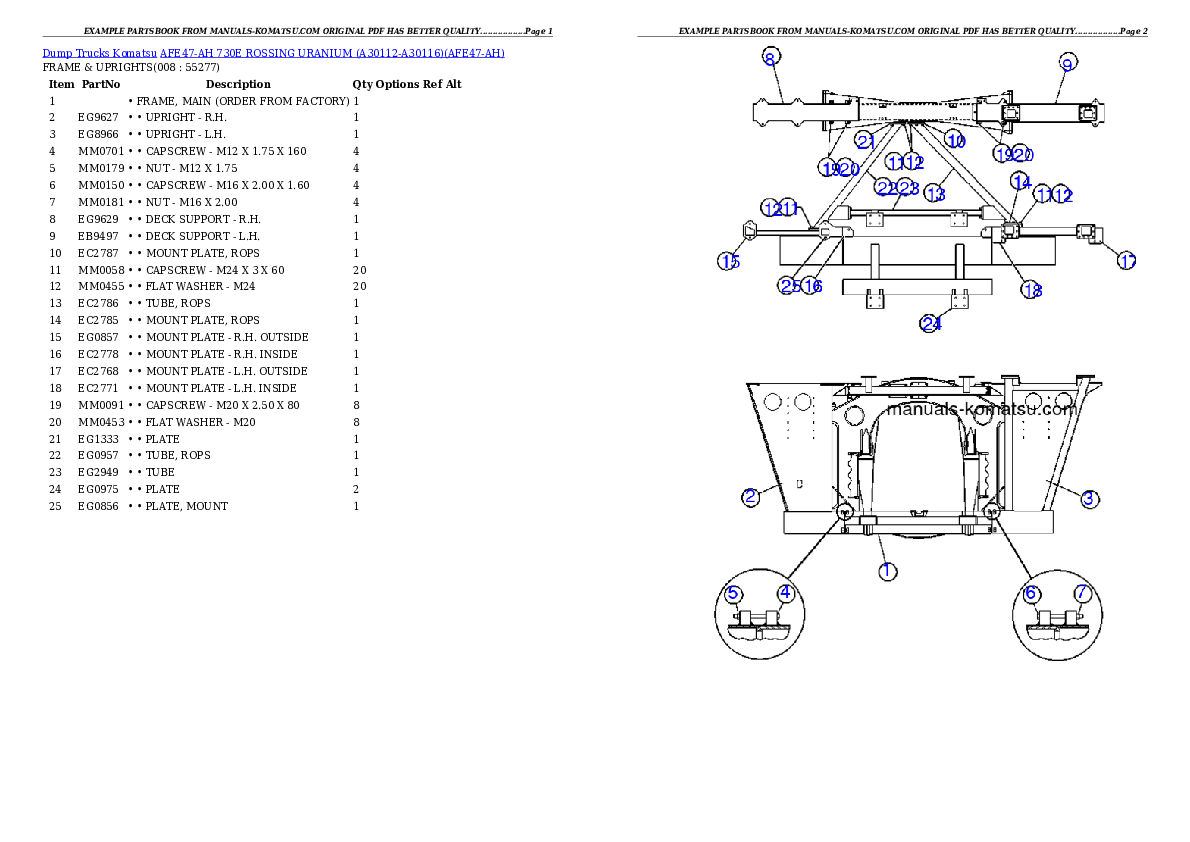 Protected: AFE47-AH 730E                 ROSSING URANIUM (A30112-A30116) Partsbook